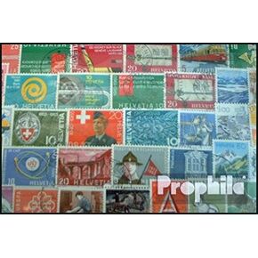 Switzerland 100 Various Stamps (Stamps for Collectors)