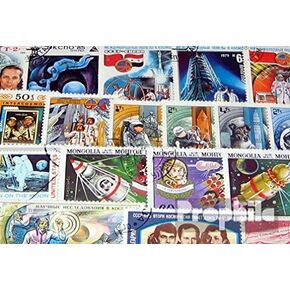 Motives 50 Various Astronaut Stamps (Stamps for Collectors) Space