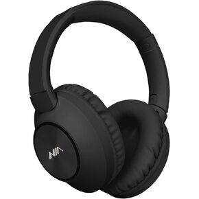 XuanGui NIA Wireless Over Ear Bluetooth Headphones with Mic, HiFi Stereo Foldable Headset with LED Lights, TF Slot, FM Radio for Office Home Cellphone PC, Brown NX400