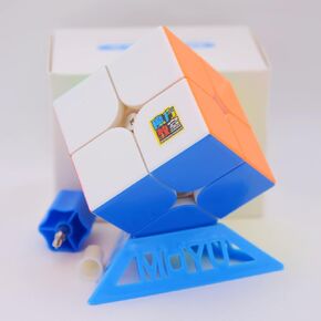 Bukefuno MoYu RS2M 2022 2x2 Magnetic Speed Cube Stickerless Magic MFJS RS 2M 2x2x2 Puzzle Cube Moyu RS2M 2x2 2022 Speed RS2 M Cube
