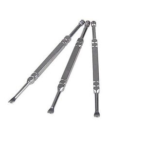 WOIWO Stainless Steel Ear Pick, Health Earpick Wax Removal Cleaner Home Health Care Tool (3PCS)