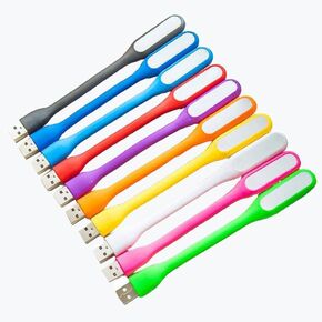 ضوء USB للقراءة، ضوء LED للوحة المفاتيح، ضوء غرفة النوم، ضوء USB للكمبيوتر المحمول، ضوء الكمبيوتر المحمول، ضوء هدية، ضوء الحاضر مع 10 ألوان، 10 عبوات