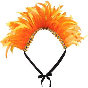 Crystal Brick Feather Shawl for Women Witch Halloween Mardi Gras Feather Cape Costumes Accessories