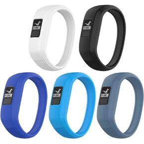Watbro Bands Compatible with Garmin Vivofit JR/Vivofit JR2/ Vivofit 3, Soft Silicone Adjustable Stretchy Replacement Watch Bands with Buckle, for Vivofit jr/jr 2/3, for Kids Boys Girls Small Large