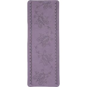 Non-Slip Yoga Mat Towel – Perfect for Hot Yoga, Pilates – Quick Drying, Reversible Use, Ultra-Absorbent, 72 Inches, Blue
