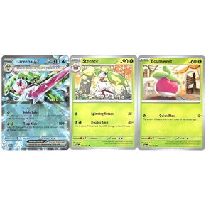 Tsareena ex 046/182 - Paradox Rift - Double Rare- Pokemon 3 Card Lot