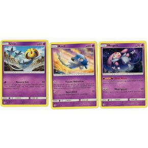 Legendary Card Set - Azelf Mesprit Uxie - Forbidden Light - 3 Card Lot