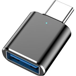[MFi Certified] USB C Male to USB3.0 Female OTG Adapter, Portable Type C to USB Camera Adapter OTG Data Sync Connector for iPhone 15/15 Plus/15 Pro/15 Pro Max, iPad Proi, Galaxy S23/S22, Black