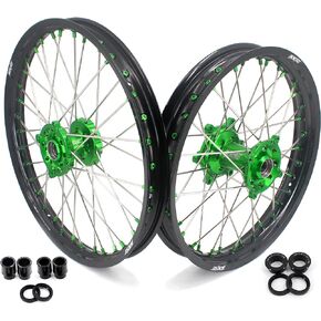 KKE 21-19'' Wheels Fit For KAWASAKI KX250F KX450F KX125 KX250/KX450 KX250X 2024 Motorcycles Spoked Rims