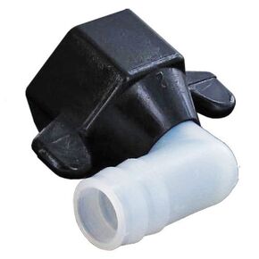 Shurflo 2088 Fitting - Elbow 1/2" NPT-F Swivel Nut X 1/2" Hose Barb, Poly, (Pack of 2), P/N 234-3926-2