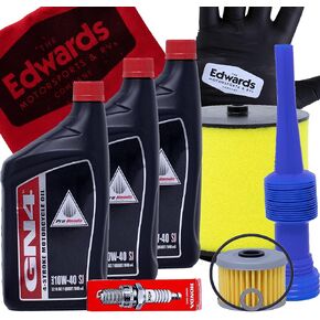 Edwards Oil Change Kit fits 2000-2006 Honda TRX 350 TRX350 Rancher ATV