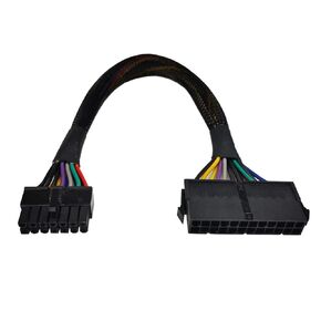 ZLKSKER 24 Pin to 14 Pin Power Supply Cable with Sleeve 12 Inches, 18AWG, ATX PSU Main Power Adapter Cord, Plug & Play for Lenovo IBM Dell A75 B75 Q75 Q77