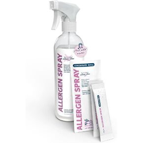 Allergen Spray, Pets, Dust Allergies & More, Air & Surface Control, Just Add Water, Bottle, Over 33oz