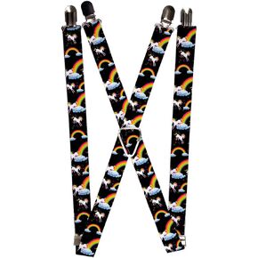 Buckle Down Men's Suspender-Unicorns