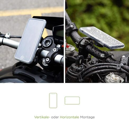 حامل هاتف SP CONNECT للدراجة النارية | حامل هاتف من الألومنيوم من فئة الطائرات للدراجات النارية ATV Quad Harley Davidson Scooter | ملحقات مقود الدراجة للهاتف الخلوي iPhone GPS Samsung Sport in Kuwait