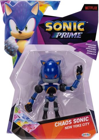 Sonic Prime 5-inch Chaos Sonic - Chaos Council Action Figure 13 Points of Articulations. Ages 3+ (Officially Licensed by Sega and Netflix) in Saudi Arabia