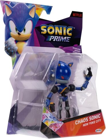 Sonic Prime 5-inch Chaos Sonic - Chaos Council Action Figure 13 Points of Articulations. Ages 3+ (Officially Licensed by Sega and Netflix) in Saudi Arabia