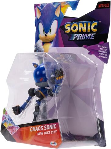 Sonic Prime 5-inch Chaos Sonic - Chaos Council Action Figure 13 Points of Articulations. Ages 3+ (Officially Licensed by Sega and Netflix) in Saudi Arabia