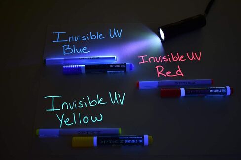 الأشعة فوق البنفسجية Blacklight التفاعلية حبر أزرق غير مرئي لختم المستندات ووضع العلامات الأمنية (مجموعة المبتدئين) in Kuwait