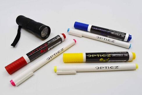 الأشعة فوق البنفسجية Blacklight التفاعلية حبر أزرق غير مرئي لختم المستندات ووضع العلامات الأمنية (مجموعة المبتدئين) in Kuwait