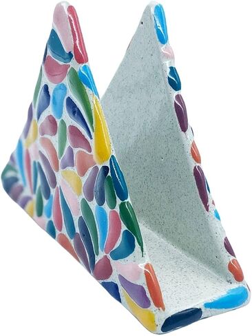 Napking Holder made from Authentic Mexican Talavera, Hand-Painted Authentic Mexican Pottery, Handcrafted. (Multicolor) in Saudi Arabia