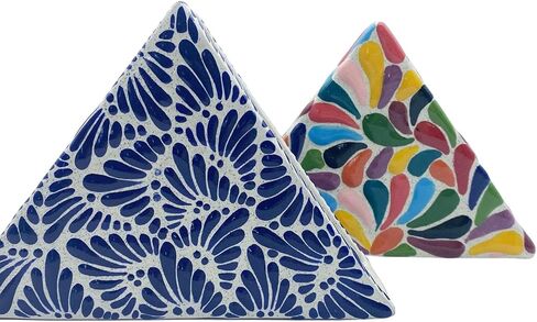 Napking Holder made from Authentic Mexican Talavera, Hand-Painted Authentic Mexican Pottery, Handcrafted. (Multicolor) in Saudi Arabia