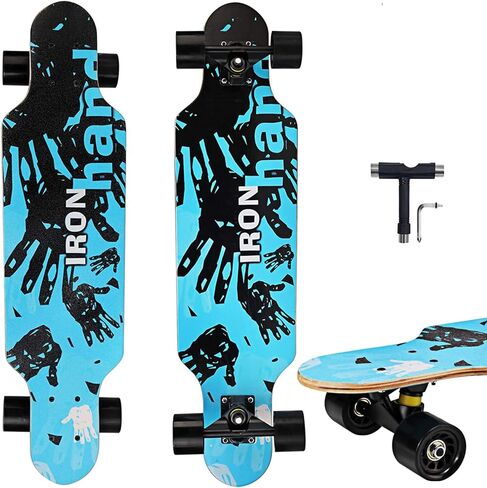 31 Inch Longboard Skateboard Complete Carving Cruiser longboards for Beginner T-Tool Included in Kuwait