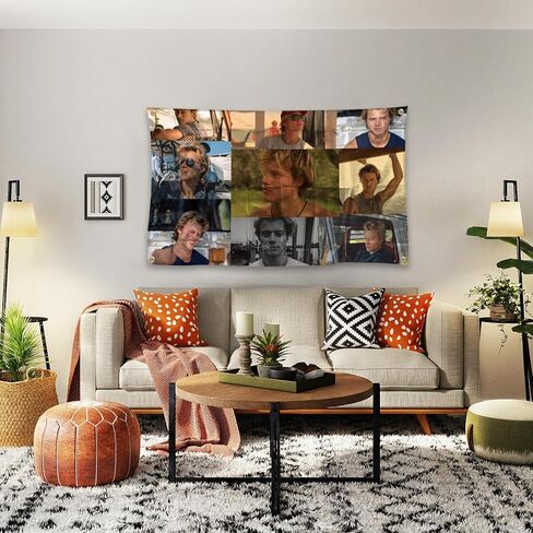 3X5FT JJ Tapestry With 4 Brass Grommets For College Dorm Bedroom Living Room decor,Fan Gift in Saudi Arabia