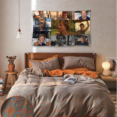 3X5FT JJ Tapestry With 4 Brass Grommets For College Dorm Bedroom Living Room decor,Fan Gift in Saudi Arabia