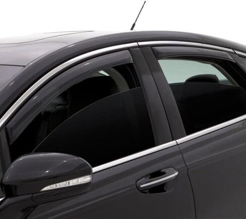 Auto Ventshade [AVS] In-Channel Ventvisor / Rain Guards | Fits 2015 - 2017 Chrysler 200- Smoke, 4 pcs. | 194997 in Saudi Arabia