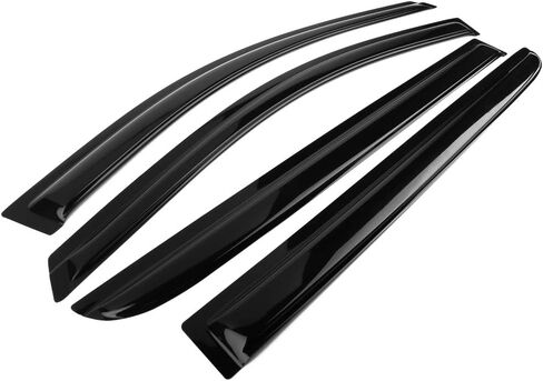 Window Visors Compatible with 2005-2010 Honda Odyssey, Full Set Smoked JDM Stick On by IKON MOTORSPORTS, 2006 in Saudi Arabia