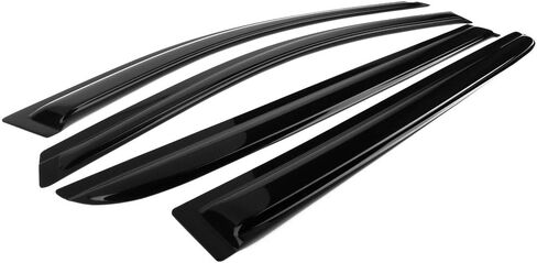 Window Visors Compatible with 2005-2010 Honda Odyssey, Full Set Smoked JDM Stick On by IKON MOTORSPORTS, 2006 in Saudi Arabia