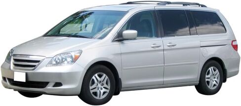 Window Visors Compatible with 2005-2010 Honda Odyssey, Full Set Smoked JDM Stick On by IKON MOTORSPORTS, 2006 in Saudi Arabia