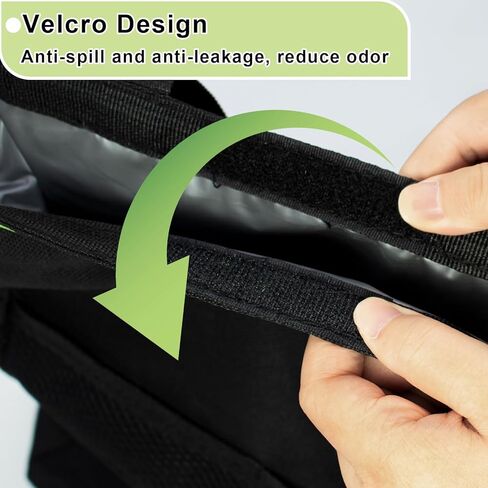 Dexspoeny 2 قطعة سلة مهملات السيارة تخزين 4.2 جالون، سلة قمامة السيارة ذات سعة كبيرة معلقة، سلة مهملات قابلة للطي مانعة للتسرب مع 4 جيوب، منظم تلقائي محمول مع لفتين من أكياس قمامة السيارة in Kuwait