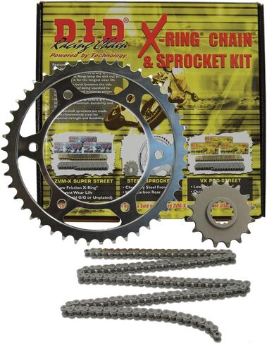 D.I.D (DKH-010) 520VX2 Steel Chain and 14 Front/38 Rear Tooth Sprocket Kit in Saudi Arabia