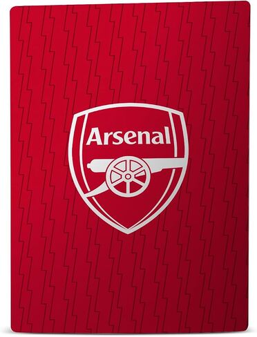 تصميمات حافظة الرأس مرخصة رسميًا من Arsenal FC Home 2023/24 Crest Kit من الفينيل، ملصق للوحة حماية للألعاب متوافق مع وحدة تحكم Sony Playstation 5 PS5 Disc Edition ووحدة تحكم DualSense in Kuwait