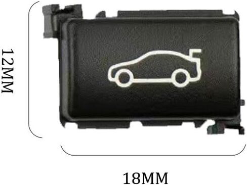 Tailgate Rear Trunk Switch Button Cover Compatible with BMW 1 2 3 4 5 6 7 X1 X3 Z4 Series,E81/E82/F22/F23/E90/F30/F32/E60/F10/F11/F01/E84/F25 (Single Button) in Saudi Arabia