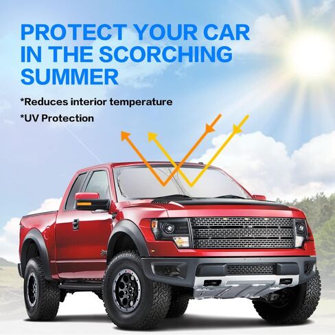 Windshield Sun Shade,Durable 240T Sun Shield Blocks UV Rays Sun Visor ,Reflective Sunshades Car Front Window Sunshade , Foldable Car Windshield Sun Shade Window Cover Shade(XL(70 x 35 inches)) in Saudi Arabia