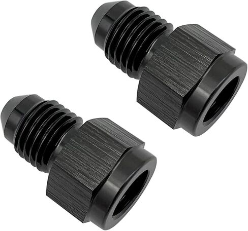 KRD PERFORMANCE 1/8 NPT Female to 4AN Male Expander adaptor Aluminum 1/8 NPT Female to Male AN4 Flare Thread Hose Expanding Fittings Black in Saudi Arabia