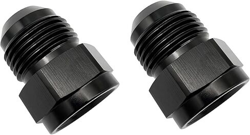 KRD PERFORMANCE 1/8 NPT Female to 4AN Male Expander adaptor Aluminum 1/8 NPT Female to Male AN4 Flare Thread Hose Expanding Fittings Black in Saudi Arabia