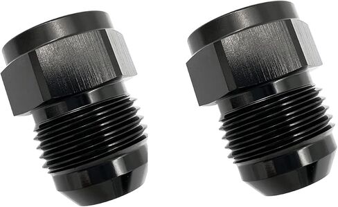 KRD PERFORMANCE 1/8 NPT Female to 4AN Male Expander adaptor Aluminum 1/8 NPT Female to Male AN4 Flare Thread Hose Expanding Fittings Black in Saudi Arabia