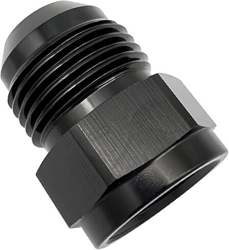KRD PERFORMANCE 1/8 NPT Female to 4AN Male Expander adaptor Aluminum 1/8 NPT Female to Male AN4 Flare Thread Hose Expanding Fittings Black in Saudi Arabia