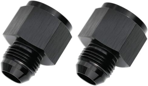 KRD PERFORMANCE 1/8 NPT Female to 4AN Male Expander adaptor Aluminum 1/8 NPT Female to Male AN4 Flare Thread Hose Expanding Fittings Black in Saudi Arabia