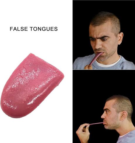 قطعة واحدة من اللسان المزيف الواقعي من KAYNO، دعامة اللسان المرعبة، ألعاب اللسان الخدع الداعمة، لسان مزيف واقعي، ملحقات خدعة سحرية كوميدية in Kuwait