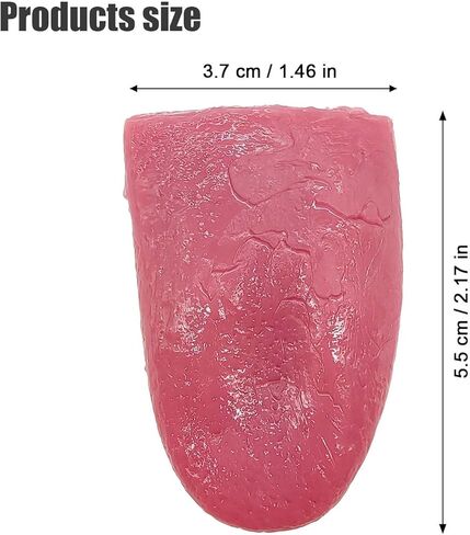 قطعة واحدة من اللسان المزيف الواقعي من KAYNO، دعامة اللسان المرعبة، ألعاب اللسان الخدع الداعمة، لسان مزيف واقعي، ملحقات خدعة سحرية كوميدية in Kuwait