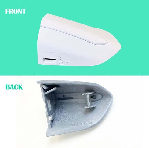 NPSNGSJY DS7Z-54218A15-DC الأمامي الخارجي مقبض باب السائق قفل غطاء غطاء الحافة متوافق مع Fusion 2013-2020 Edge 2015-2021 الجانب الأيسر ثقب المفتاح تقليم استبدال الأبيض in Kuwait