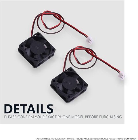 Unifizz 5V 30x30x10mm 2 Pack موصل محرك مروحة التبريد منتجات RC موصل محرك كروي in Saudi Arabia