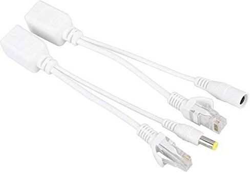 10 زوج من كاميرا IP POE RJ45 كابل الطاقة عبر محول إيثرنت حاقن الفاصل 12 فولت in Saudi Arabia