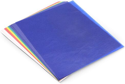 Carbon Paper for Tracing on Fabric, Wood, and Canvas (5 Colors, 9 x 11 in, 50 Sheets) in Saudi Arabia