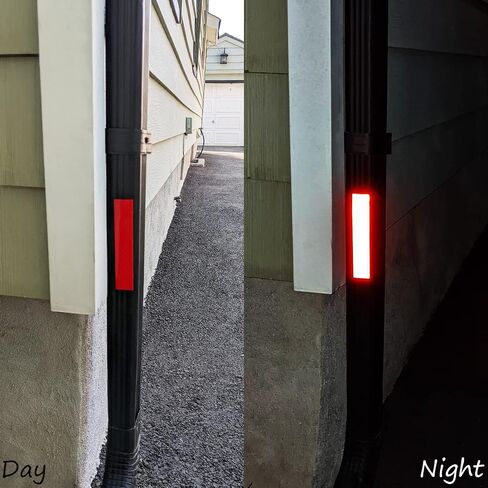 SmartSign 1.2 x 6 inch Red Reflective Strips - Pack of 4, Premium 3M Diamond Grade Reflective Stickers for Night Safety/Backpacks/Bicycles/Vehicles, Hi-Tack Adhesive in Saudi Arabia